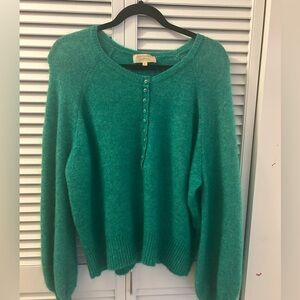 Sezane Leon Bright Green Sweater - S